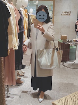 「green label relaxing（グリーンレーベルリラクシング）のアイテム（その他アウター）」を使った、gonge_of_krgmさん（レディース・153cm）の春コーディネート