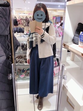 「アイテム（ブーティ）」を使った、gonge_of_krgmさん（レディース・153cm）の秋コーディネート