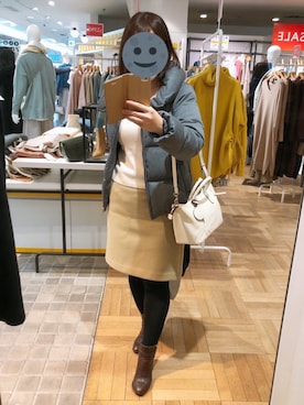 「FABIA（ファビア）のアイテム」を使った、gonge_of_krgmさん（レディース・153cm）の冬コーディネート