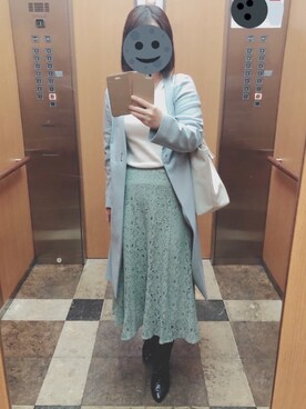 「OFUON（オフオン）のアイテム」を使った、gonge_of_krgmさん（レディース・153cm）の春コーディネート