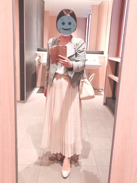 「Simplicite（サンプリシテ）のアイテム（ブルゾン）」を使った、gonge_of_krgmさん（レディース・153cm）の春コーディネート