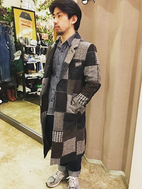 「Magazines（マガジンズ）のアイテム」を使った、MAGAZINESさん（メンズ・167cm）の秋コーディネート