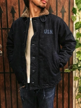 「Magazines（マガジンズ）のアイテム」を使った、MAGAZINESさん（メンズ・165cm）の秋コーディネート