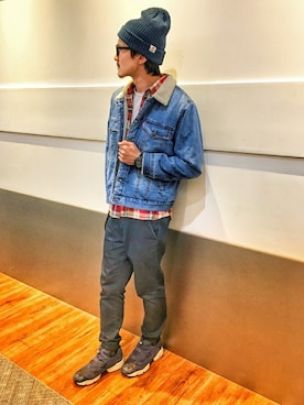 「Magazines（マガジンズ）のアイテム」を使った、MAGAZINESさん（メンズ・178cm）の秋コーディネート