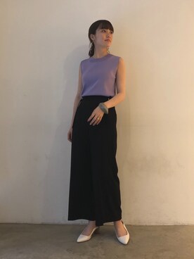 藤井さん(レディース・166cm)の春コーディネート