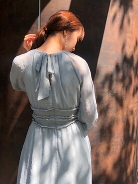 「ラグナドレス」｜藤井さん（レディース・166cm）の秋コーディネート