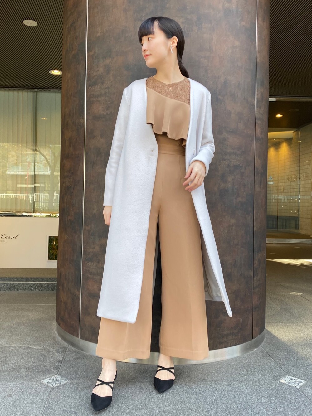 LAGUNAMOON（ラグナムーン）の「LADYラッフルワイドパンツドレス