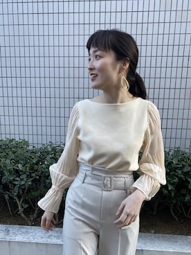 藤井さん(レディース・166cm)の冬コーディネート