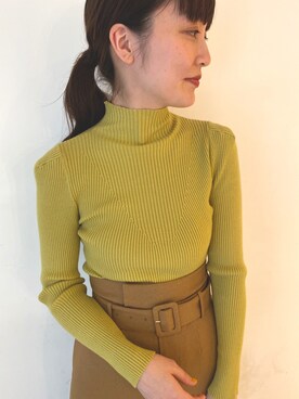 藤井さん(レディース・166cm)の冬コーディネート