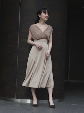 藤井さん(レディース・166cm)の冬コーディネート