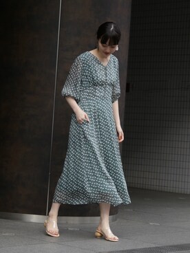 「アイテム（サンダル、その他）」を使った、藤井さん（レディース・166cm）の春コーディネート