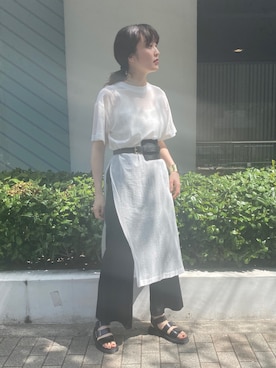 藤井さん（レディース・166cm）の夏コーディネート