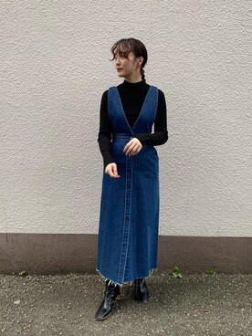 藤井さん（レディース・166cm）の秋コーディネート