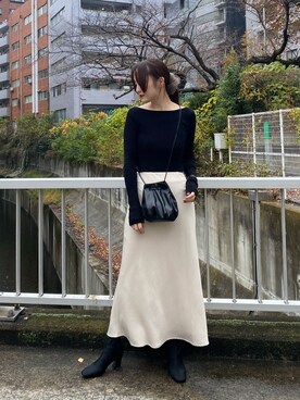 藤井さん（レディース・166cm）の冬コーディネート