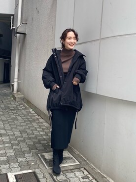 藤井さん（レディース・166cm）の冬コーディネート