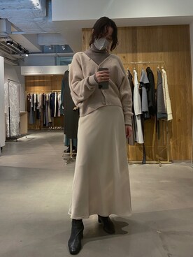 藤井さん（レディース・166cm）の冬コーディネート