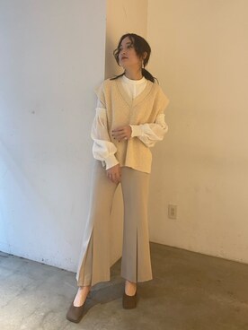 藤井さん（レディース・166cm）の冬コーディネート