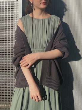 藤井さん(レディース・166cm)の冬コーディネート