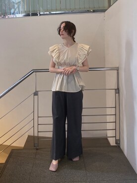 藤井さん（レディース・166cm）の春コーディネート