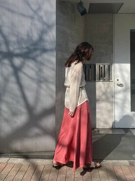 藤井さん（レディース・166cm）の春コーディネート