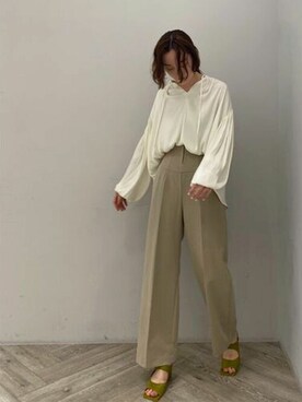 藤井さん（レディース・166cm）の春コーディネート