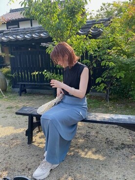 藤井さん(レディース・166cm)の夏コーディネート