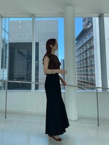 コーンヒールオープントゥパンプス｜ラグナムーン（LAGUNAMOON