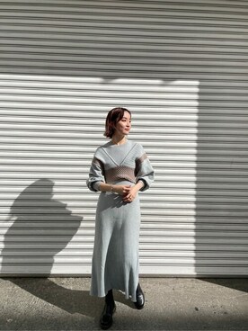 藤井さん（レディース・166cm）の秋コーディネート