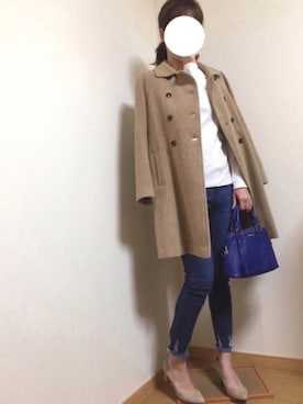 「Te chichi（テチチ）のアイテム（ジャケット/アウター）」を使った、namikkoさん（レディース・166cm）の冬コーディネート