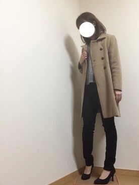 「Te chichi（テチチ）のアイテム（ジャケット/アウター）」を使った、namikkoさん（レディース・166cm）の冬コーディネート