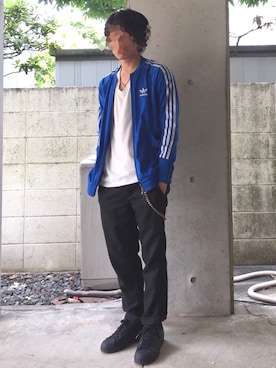 「CAT'S PAW（キャッツポウ）のアイテム」を使った、AKIHITO さん（メンズ・162cm）の春コーディネート