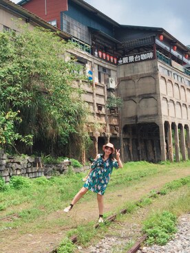 「M（エム）のアイテム（キャップ）」を使った、yfyfyfyfyf_YFさん（レディース・163cm）の秋コーディネート