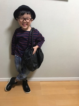 「バック」｜「アイテム（その他）」を使った、Kiii☆Soooさん（キッズ・100cm）の春コーディネート