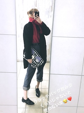 「TOGA（トーガ）のアイテム（その他シューズ）」を使った、ちょす子さん（レディース・152cm）の冬コーディネート