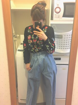 「DECO（デコ）のアイテム」を使った、ちょす子さん（レディース・152cm）の冬コーディネート