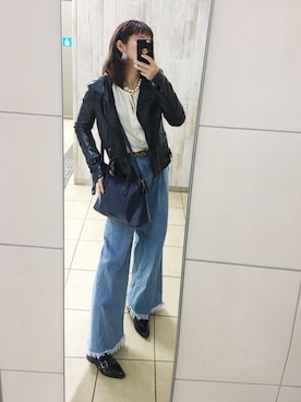 「TOGA（トーガ）のアイテム（その他シューズ）」を使った、ちょす子さん（レディース・152cm）の冬コーディネート
