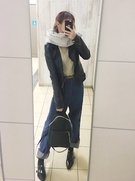 「TOGA（トーガ）のアイテム（その他シューズ）」を使った、ちょす子さん（レディース・152cm）の冬コーディネート