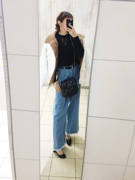 「DECO（デコ）のアイテム」を使った、ちょす子さん（レディース・152cm）の冬コーディネート