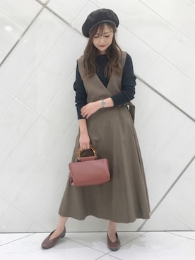 井上 裕美さん(レディース・158cm)の秋コーディネート