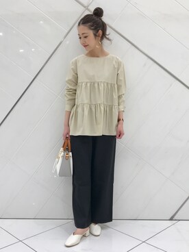 井上　裕美さん（レディース・158cm）の春コーディネート