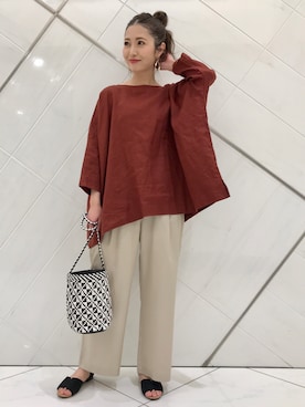 井上　裕美さん（レディース・158cm）の春コーディネート