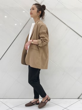 井上　裕美さん（レディース・158cm）の春コーディネート