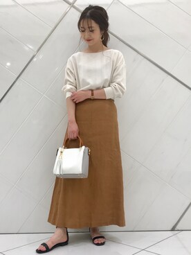 井上　裕美さん（レディース・158cm）の春コーディネート