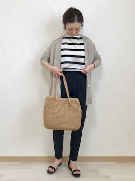 井上　裕美さん（レディース・158cm）の春コーディネート