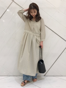 井上　裕美さん（レディース・158cm）の春コーディネート