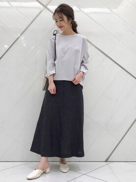 井上　裕美さん（レディース・158cm）の春コーディネート