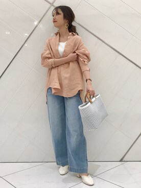 井上　裕美さん（レディース・158cm）の春コーディネート