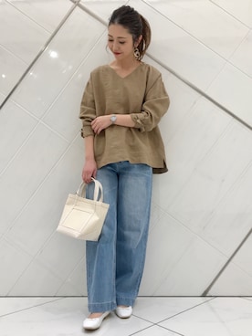 井上　裕美さん（レディース・158cm）の春コーディネート