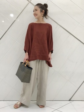 井上　裕美さん（レディース・158cm）の春コーディネート