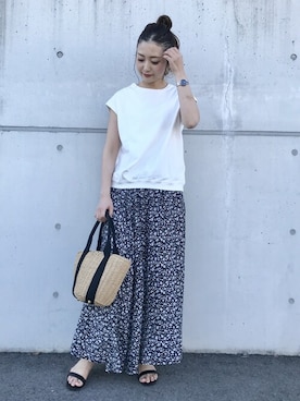 井上　裕美さん（レディース・158cm）の春コーディネート